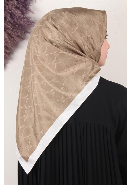 Fashion Monogram Eşarp 8089-17 Sütlü Kahve fiyatları