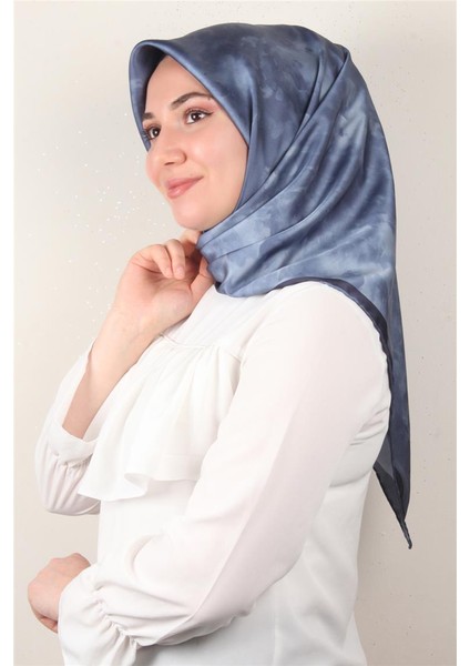 Luxer Eşarp 3622-13 Bulut Indigo