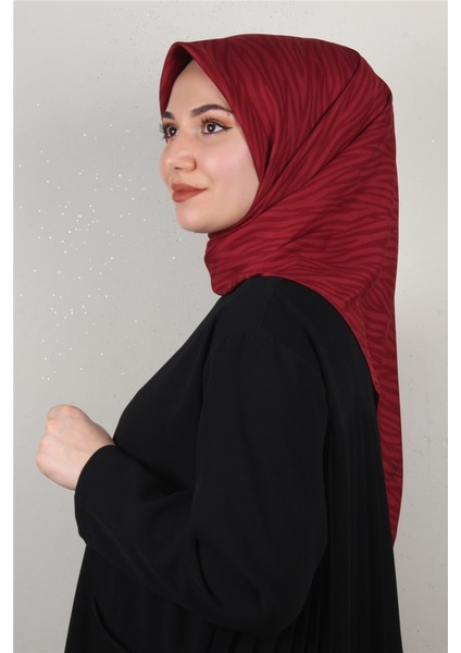 Alya Fresh Eşarp 5253-4 Bordo