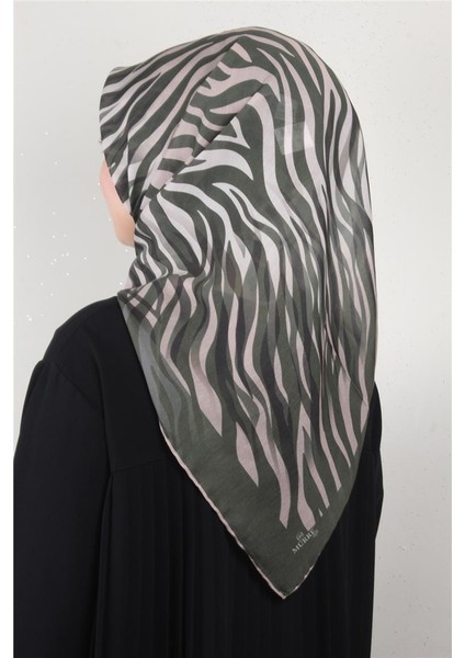 Pamuklu Soft Eşarp 3338-3 Haki