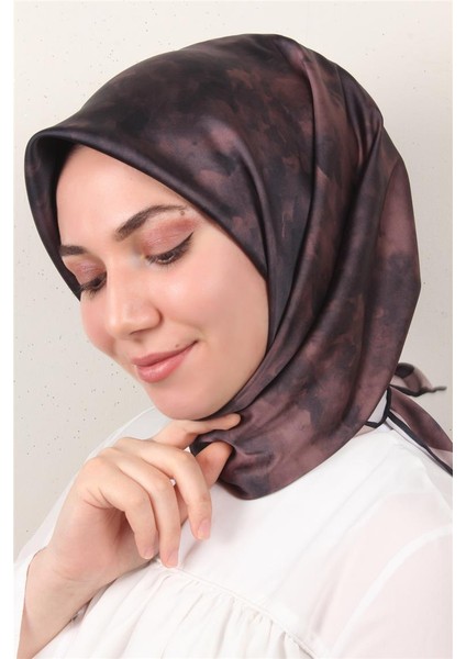 Luxer Eşarp 3622-7 Bulut Kahverengi