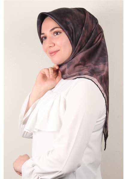 Luxer Eşarp 3622-7 Bulut Kahverengi