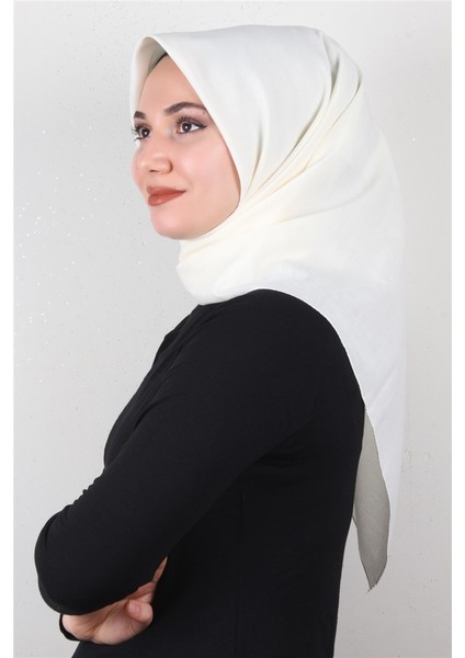 Bambu & Coton Eşarp 3087-25 Ekru