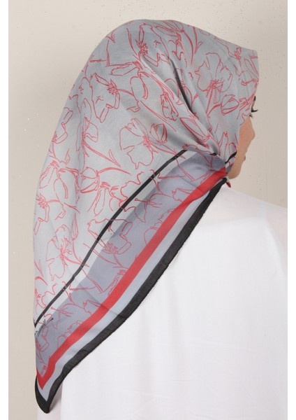Nirvana Soft Eşarp 8098-17 Gri