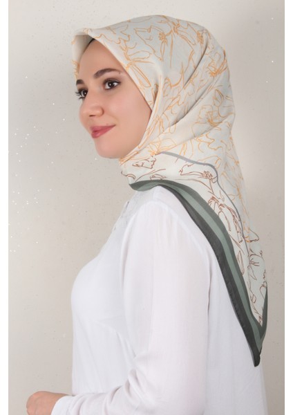 Nirvana Soft Eşarp 8098-9 Mint Yeşili