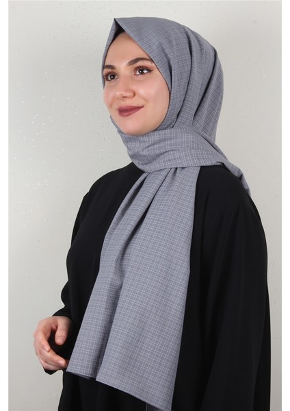 % 100 Coton Şal 8083-4 Füme