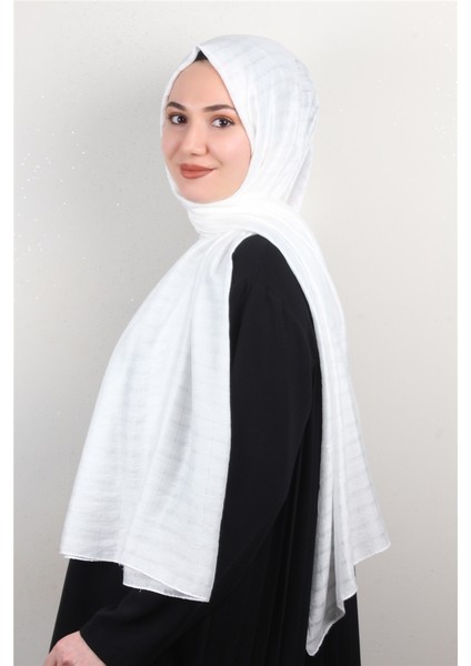 Ince Kareli Şal 2580-29 Kırık Beyaz fiyatları