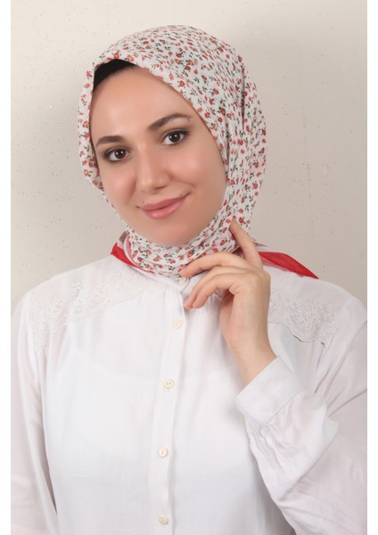 Nirvana Soft Eşarp 8095-13 Kırmızı
