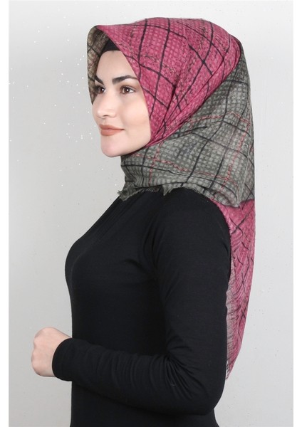 Pamuklu Trend Eşarp 9935-3 Pembe