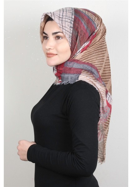 Pamuklu Trend Eşarp 9937-15 Pembe
