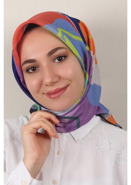 Nirvana Soft Eşarp 8100-5 Lacivert