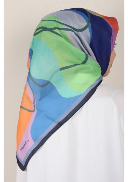 Nirvana Soft Eşarp 8100-5 Lacivert