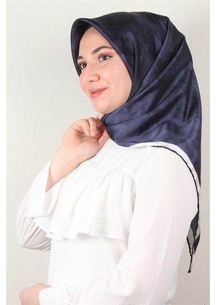 Luxer Eşarp 3622-18 Bulut Lacivert