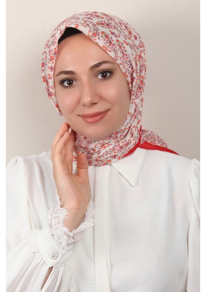 Nirvana Soft Eşarp 8094-4 Kırmızı
