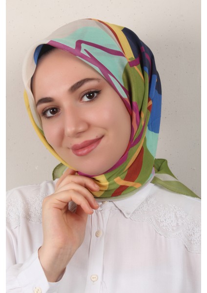 Nirvana Soft Eşarp 8100-10 Fıstık Yeşili