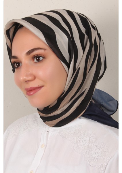 Nirvana Soft Eşarp 3342-5 Lacivert