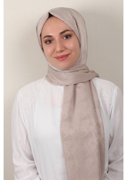 Armine Jakar Capri Şal 3108-3 Açık Vizon