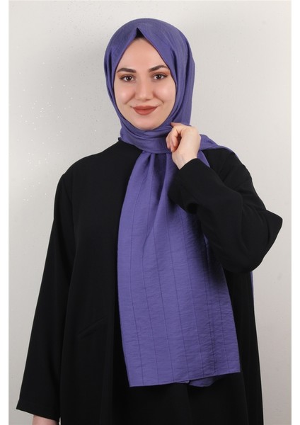 Ince Kareli Şal 2580-48 Mor