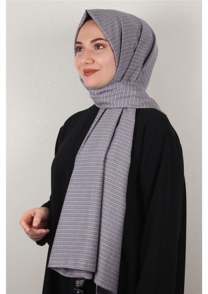 % 100 Coton Şal 8083-12 Mor