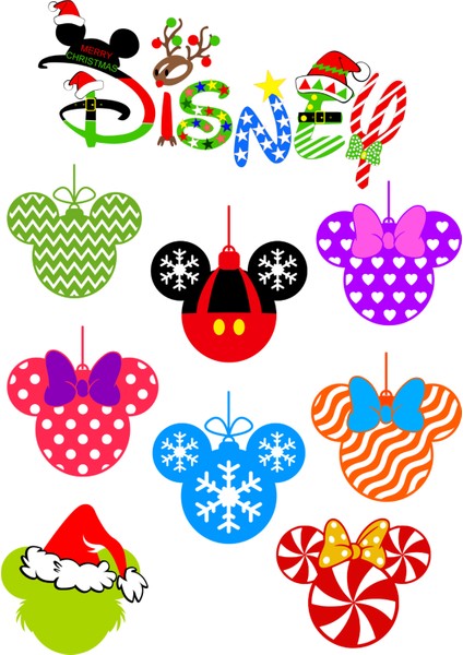 Fun Life 52 Parça Disney Yılbaşı - Disney Christmas Sticker Seti