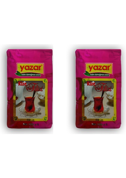 Rize Filizi Siyah Dökme Çay 1kg x 2 Pak