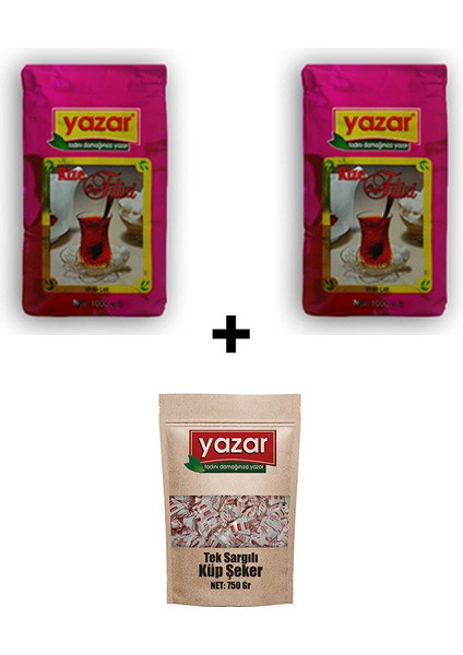 Rize Filizi Siyah Dökme Çay 1kg x 2 Pak
