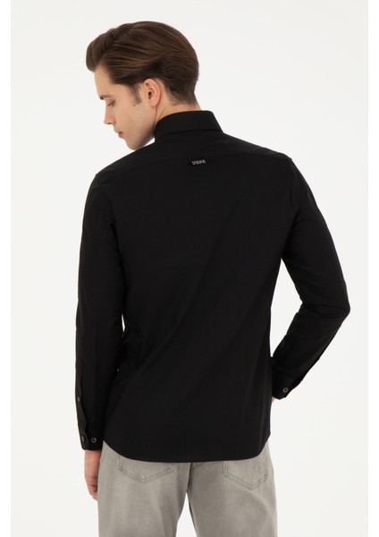 Erkek Siyah Gömlek Basic 50271277-VR046 indirimleri