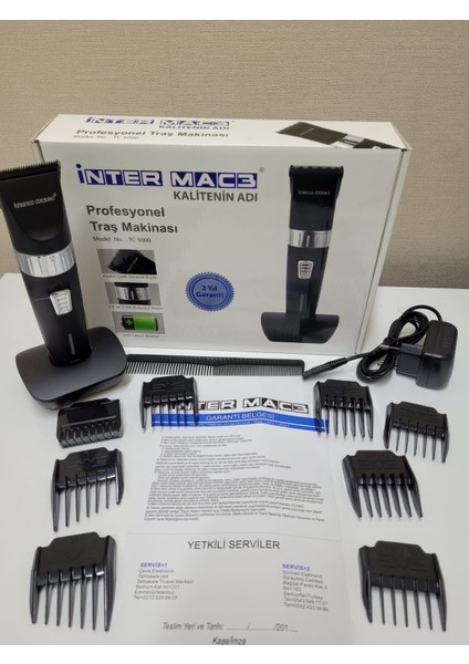 TC-5000 Profesyonel Tıraş Makinesi Saç Sakal Düzeltme & Kesim