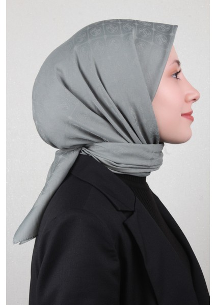Pamuklu Eşarp 4105-14 Mint Yeşili