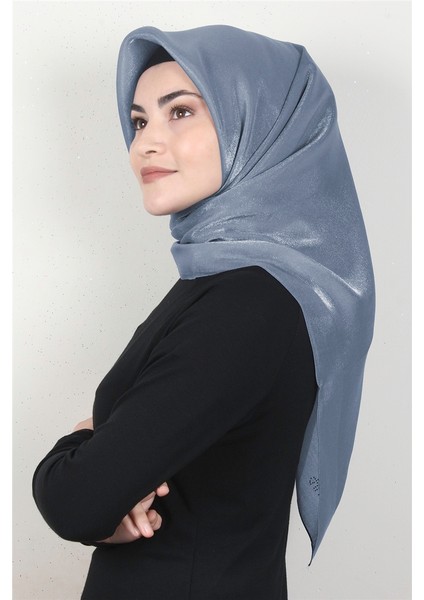 Elizya Simli Eşarp 4009-13 Buz Mavisi