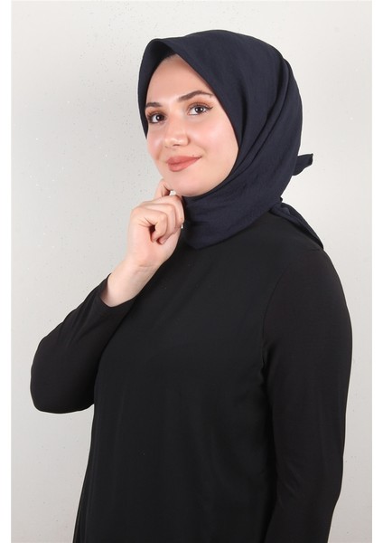 Alessa Pamuk Eşarp 2743-35 Lacivert
