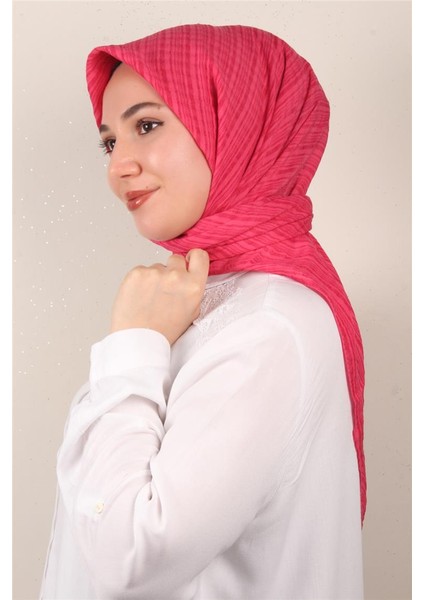Mistik Pamuk Eşarp 4101-35 Şeker Pembe