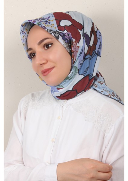 Gloria Eşarp 3083-8 Açık Mavi
