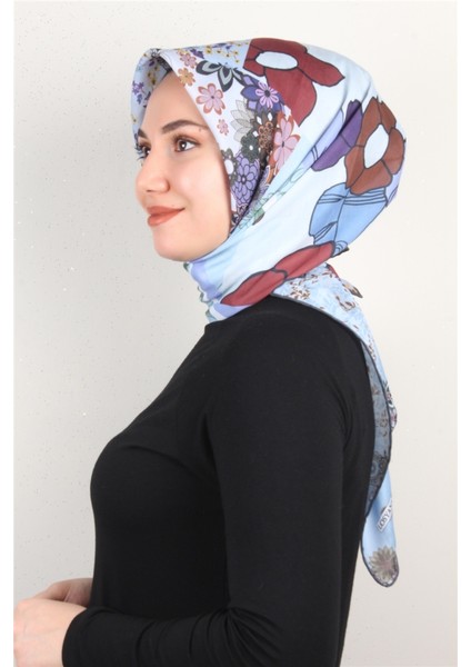 Gloria Eşarp 3083-8 Açık Mavi