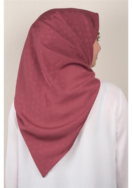 Jakarlı Icon Eşarp 2757-35 Bordo