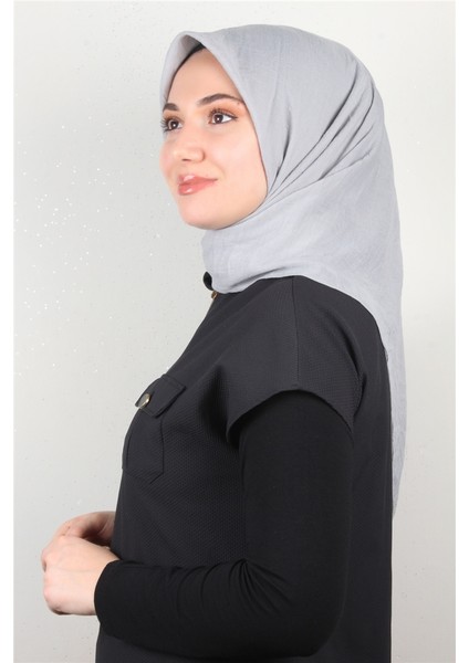Pamuk Beta Eşarp 4651-36 Gri