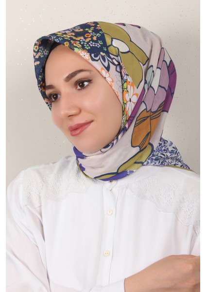 Gloria Eşarp 3083-10 Yağ Yeşili