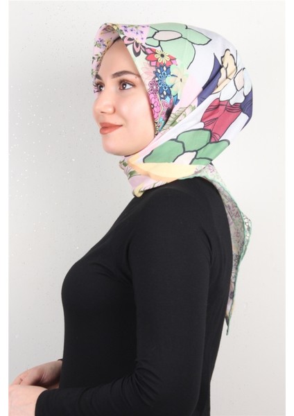 Gloria Eşarp 3083-7 Mint Yeşili modelleri