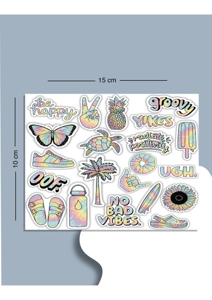 Parlak Sticker Seti Planner Ajanda Bullet Journal Için Uygun Set