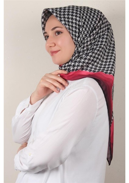 Pamuklu Soft Eşarp 3340-1 Fuşya