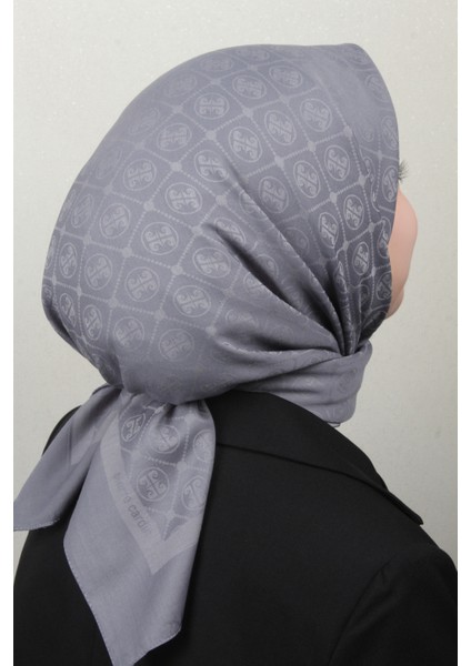 Pamuklu Eşarp 4105-15 Füme fırsatları
