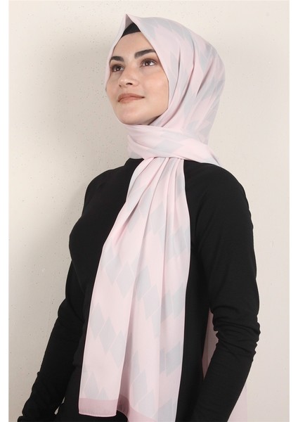 Violet Şal 2739-1 Toz Pembe