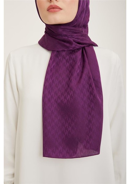 Armine Jakar Ipeksi Şal Kaz Ayağı 3100-3 Mor fiyatları