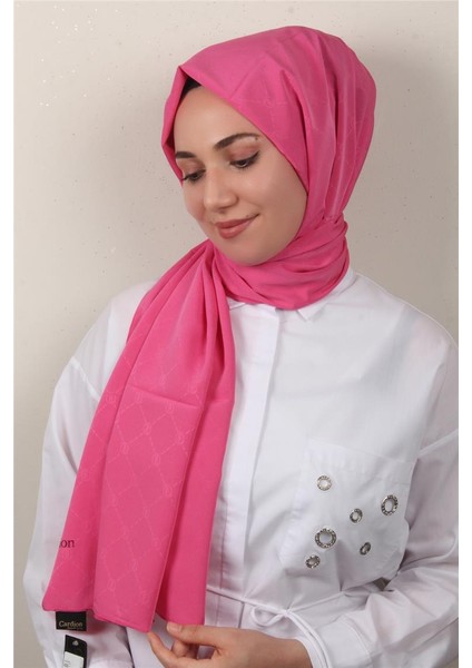 Jakarlı Icon Şal 3103-1 Pembe
