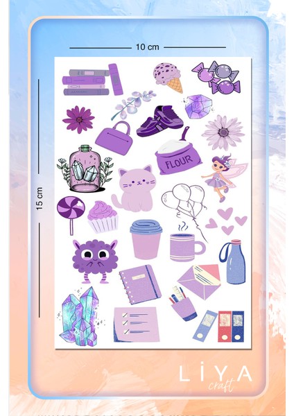 Çoklu Karışık Sticker Seti Planner Ajanda Bullet Journal Için Uygun Set fiyatları