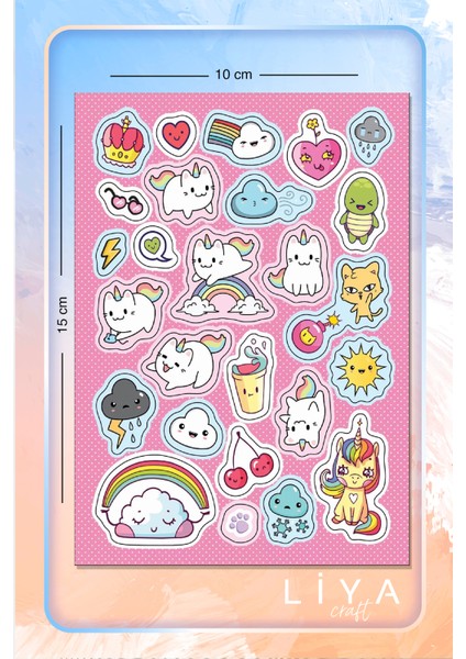 Çoklu Karışık Sticker Seti Planner Ajanda Bullet Journal Için Uygun Set fırsatları