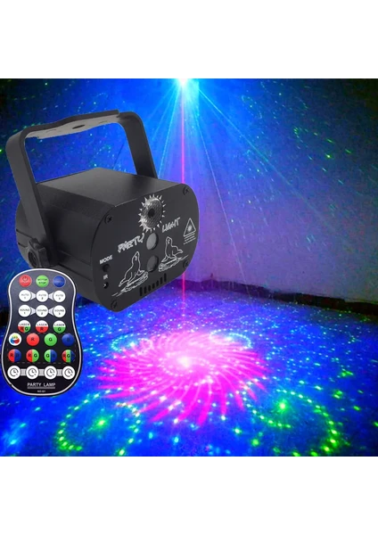 Uzaktan Kumandalı Disko Işıkları Rgb LED