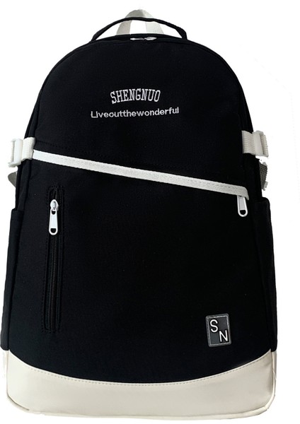 Ins Büyük Kapasiteli Kız Çocukları Için Kampüs Tarzı Rahat Sırt Çantası (Yurt Dışından)