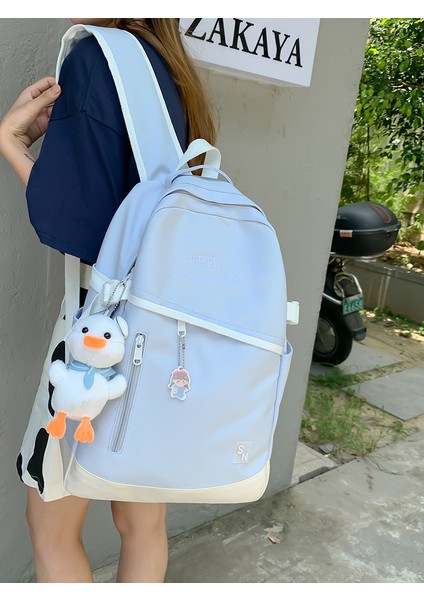 Ins Büyük Kapasiteli Kız Çocukları Için Kampüs Tarzı Rahat Sırt Çantası (Yurt Dışından) indirimleri