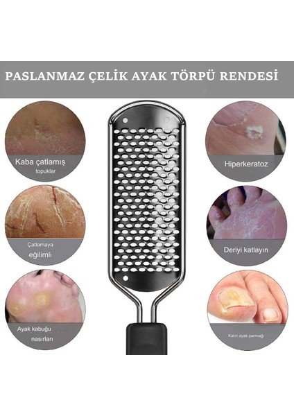 Ayak Topuk Rendesi Paslanmaz Çelik XL73 Rende